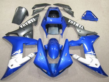 Comprare Carena Moto Yamaha YZF R1 2002-2003 - Blu Bianco Nero Opaco