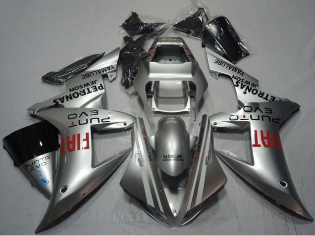 Comprare Carena Moto Yamaha YZF R1 2002-2003 - Argento Rosso Fiat