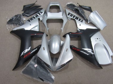 Comprare Carena Moto Yamaha YZF R1 2004-2006 - Argento Nero Opaco