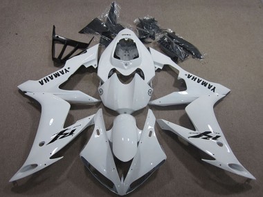 Comprare Carena Moto Yamaha YZF R1 2004-2006 - Bianco Nero Decal