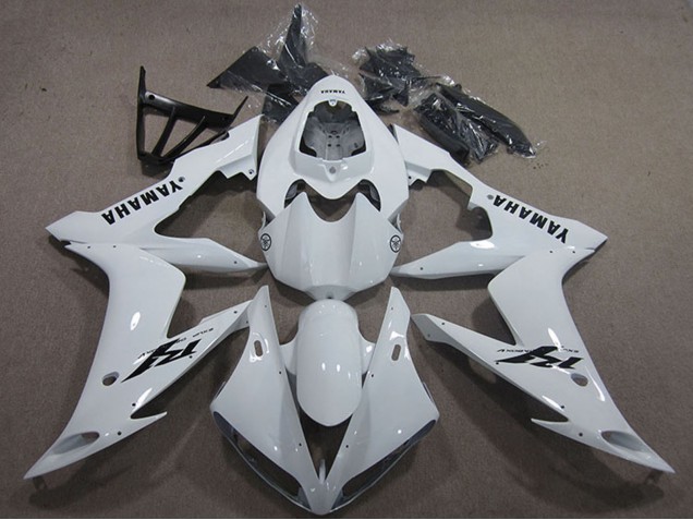 Comprare Carena Moto Yamaha YZF R1 2004-2006 - Bianco Nero Decal