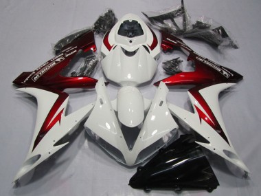 Comprare Carena Moto Yamaha YZF R1 2004-2006 - Bianco Rosso Michelin