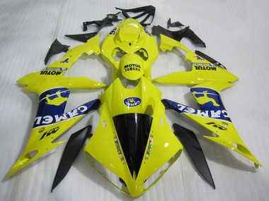 Comprare Carena Moto Yamaha YZF R1 2004-2006 - Giallo Blu Nero Bianco Cammello Motul