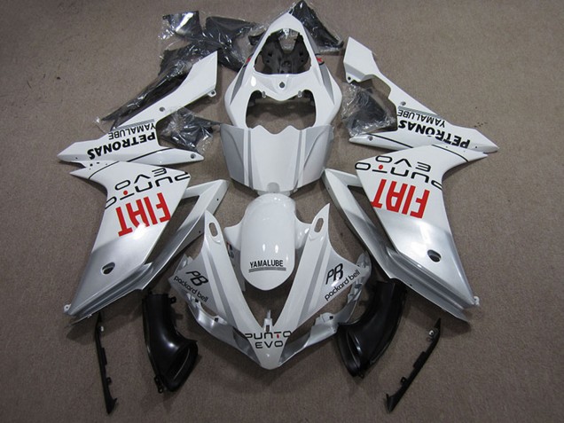 Comprare Carena Moto Yamaha YZF R1 2009-2011 - Bianco Argento Rosso Fiat