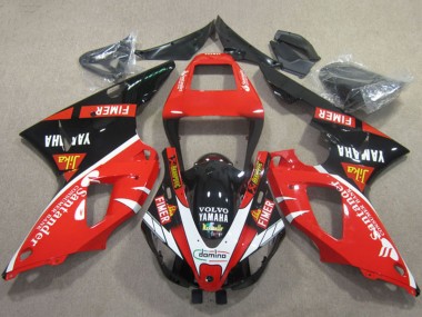 Comprare Carena Moto Yamaha YZF R1 2009-2011 - Rosso Nero Bianco Santander Fimer Volvo