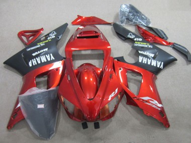 Comprare Carena Moto Yamaha YZF R1 2009-2011 - Rosso Nero Opaco