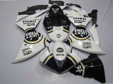 Comprare Carena Moto Yamaha YZF R1 2009-2011 - Bianco Nero Lucky Strike