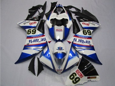 Comprare Carena Moto Yamaha YZF R1 2009-2011 - Bianco Blu Nero Sterilgarda SCALZ 69