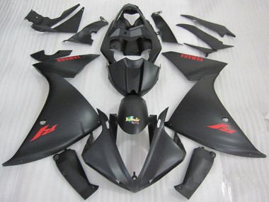 Comprare Carena Moto Yamaha YZF R1 2009-2011 - Nero Opaco Rosso Decal