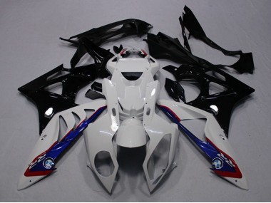Comprare Carena Moto BMW S1000RR 2009-2014 - Bianco Blu Nero Lucido