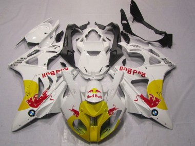 Comprare Carena Moto BMW S1000RR 2009-2014 - Bianco Giallo Red Bull