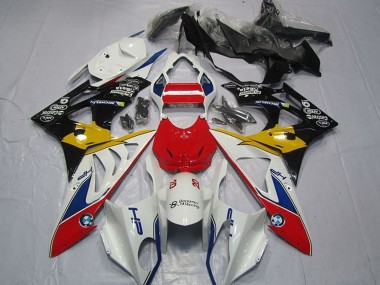 Comprare Carena Moto BMW S1000RR 2009-2014 - Bianco Rosso Giallo Blu Nero HP Castrol