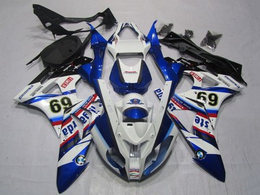Comprare Carena Moto BMW S1000RR 2009-2014 - Bianco Rosso Blu Nero Sterilgarda 69
