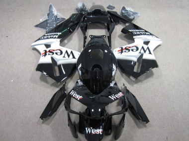 Comprare Carena Moto Honda CBR600RR 2003-2004 - Nero Lucido Bianco West