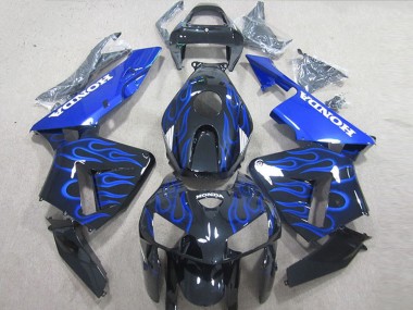 Comprare Kit Carena Moto Honda CBR600RR 2005-2006 - Nero Lucido Blu Fiamma