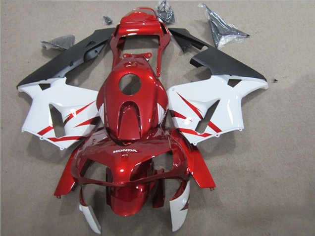 Comprare Kit Carena Moto ABS Honda CBR600RR 2005-2006 - Rosso Bianco Nero