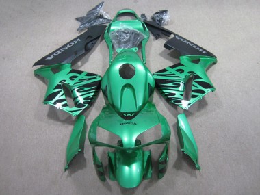 Comprare Carena Moto Honda CBR600RR 2007-2008 - Verde Nero Lucido Fiamma