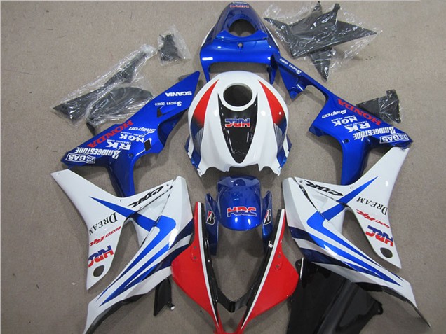 Comprare Kit Carena Moto ABS Honda CBR600RR 2007-2008 - Bianco Rosso Blu HRC