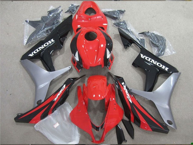 Comprare Carena Moto Honda CBR600RR 2007-2008 - Argento Rosso Nero Lucido