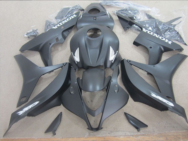 Comprare Carena Moto Honda CBR600RR 2007-2008 - Nero Opaco Bianco Decals