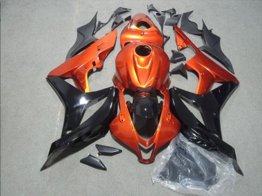 Comprare Carena Moto Honda CBR600RR 2007-2008 - Arancia Nero Lucido