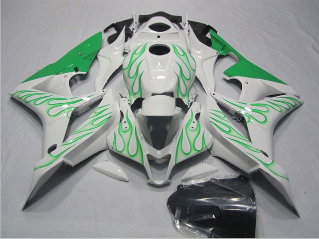 Comprare Carena Moto Honda CBR600RR 2007-2008 - Bianco Verde Fiamma