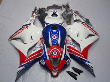Comprare Carena Moto Honda CBR600RR 2009-2012 - Bianco Blu Rosso