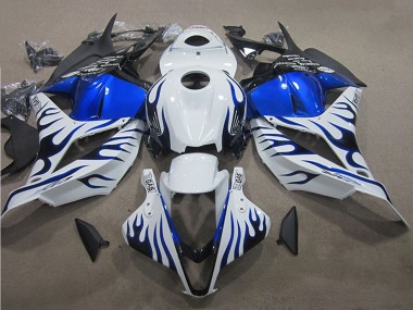 Comprare Carena Moto Honda CBR600RR 2009-2012 - Bianco Blu Fiamma