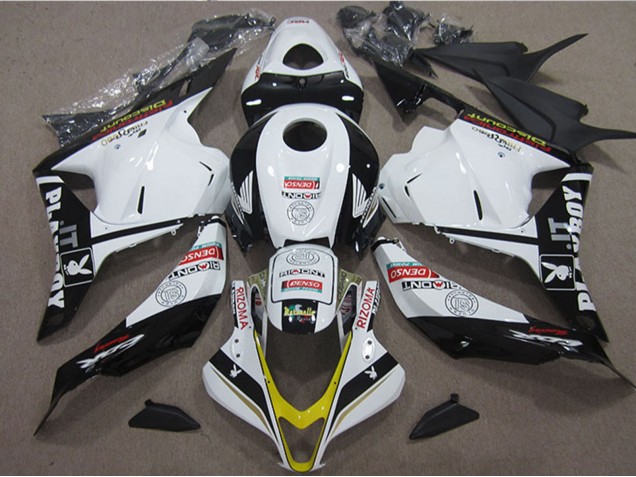 Comprare Carena Moto Honda CBR600RR 2009-2012 - Bianco Giallo Nero Lucido Rizoma Playboy