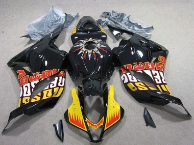 Comprare Carena Moto Honda CBR600RR 2009-2012 - Giallo Nero Lucido Rosso Rossi