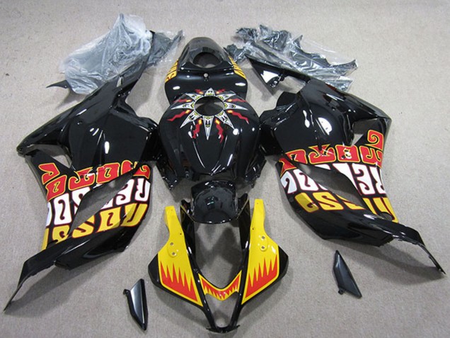 Comprare Carena Moto Honda CBR600RR 2009-2012 - Giallo Nero Lucido Rosso Rossi