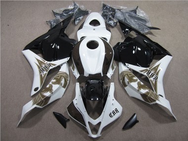 Comprare Kit Carena Moto Completo Honda CBR600RR 2009-2012 - Bianco Nero Lucido