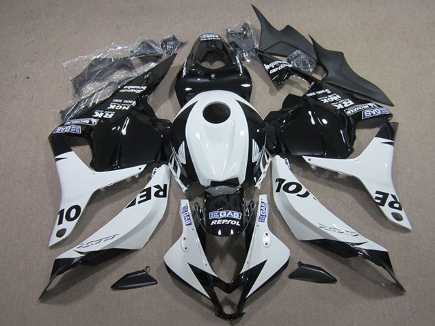 Comprare Kit Carena Moto Honda CBR600RR 2009-2012 - Bianco Nero Lucido Repsol