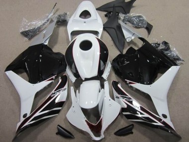 Comprare Kit Carena Moto Honda CBR600RR 2009-2012 - Bianco Nero Lucido