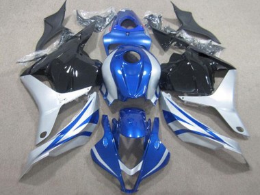 Comprare Carena Moto Honda CBR600RR 2009-2012 - Argento Blu Nero Lucido Banda