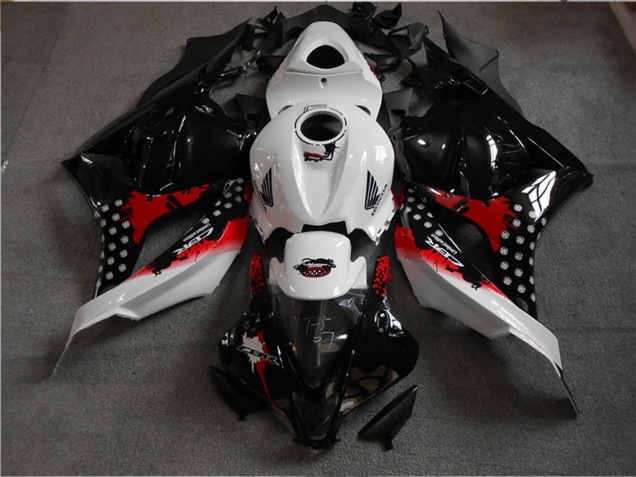Comprare Kit Carena Moto ABS Honda CBR600RR 2009-2012 - Bianco Rosso Nero Lucido