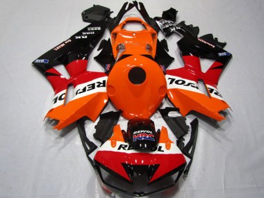 Comprare Kit Carena Moto Completo Honda CBR600RR 2013-2023 - Arancia Bianco Rosso Nero Lucido Repsol