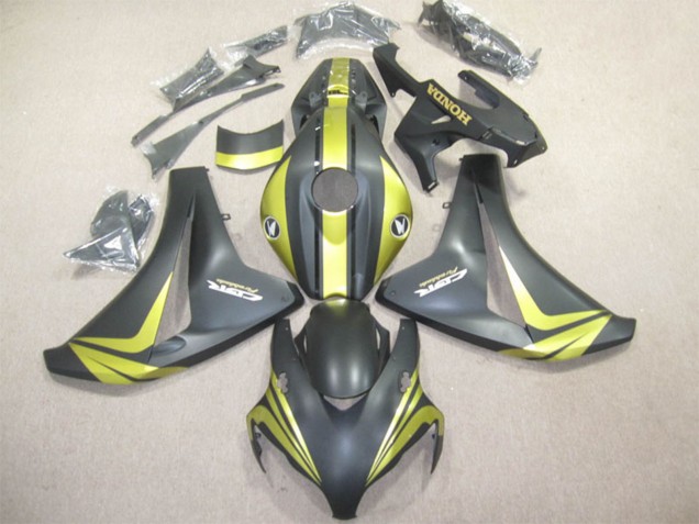 Comprare Carena Moto Honda CBR1000RR 2008-2011 - Giallo Nero Opaco
