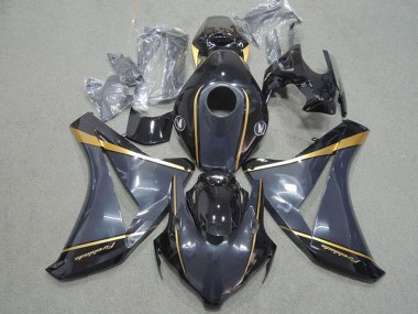 Comprare Carena Moto Honda CBR1000RR 2008-2011 - Blu Scuro Oro Nero Lucido Fireblade