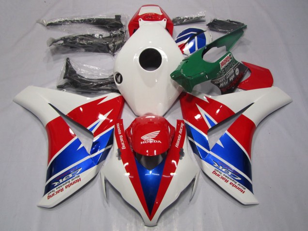 Comprare Carena Moto Honda CBR1000RR 2008-2011 - Bianco Rosso Blu Corsa