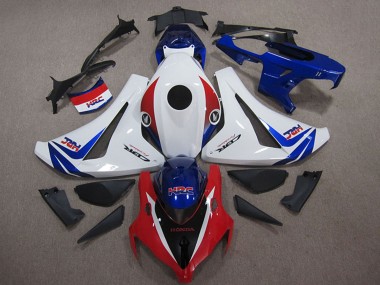 Comprare Kit Carena Moto Completo Honda CBR1000RR 2008-2011 - Bianco Rosso Blu HRC