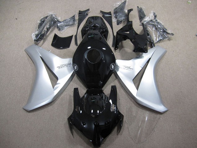 Comprare Carena Moto Honda CBR1000RR 2008-2011 - Argento Nero Lucido Fireblade