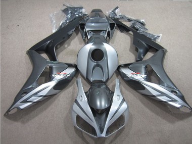 Comprare Carena Moto Honda CBR1000RR 2006-2007 - Argento Grigio Nero Opaco Fireblade