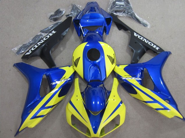Comprare Carena Moto Honda CBR1000RR 2006-2007 - Blu Giallo Nero Lucido