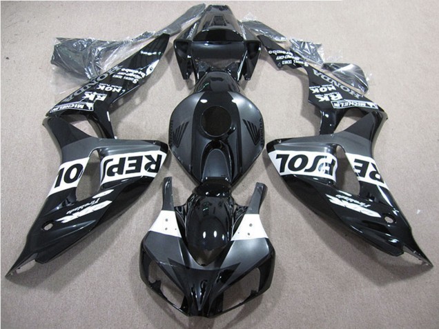 Comprare Carena Moto Honda CBR1000RR 2006-2007 - Nero Lucido Grigio Bianco Repsol