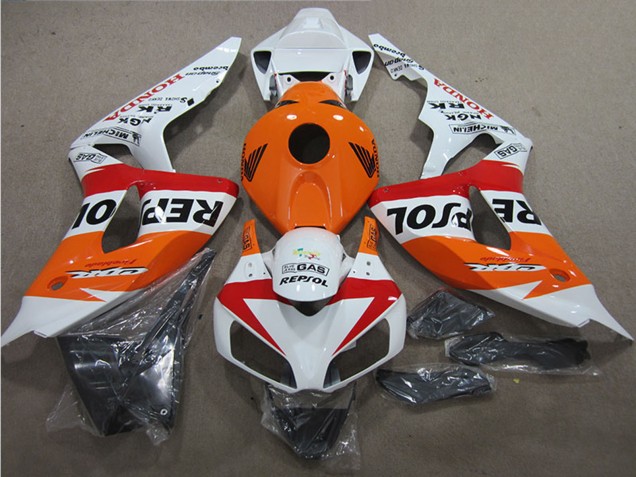 Comprare Carena Moto Honda CBR1000RR 2006-2007 - Bianco Arancia Rosso Nero Repsol