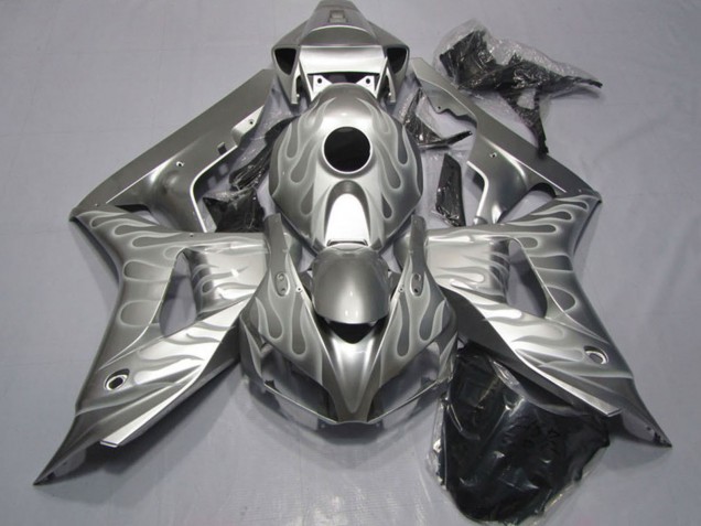 Comprare Carena Moto Honda CBR1000RR 2006-2007 - Argento Bianco Fiamma