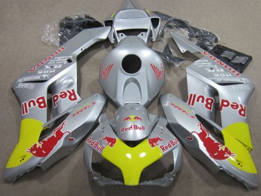 Comprare Carena Moto Honda CBR1000RR 2004-2005 - Argento Giallo Red Bull
