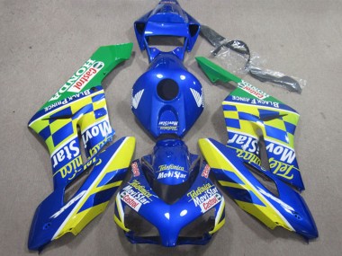 Comprare Carene Moto Honda CBR1000RR 2004-2005 - Blu Giallo Verde Telefonica MoviStar Castrol