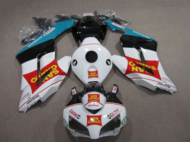 Comprare Carena Moto Honda CBR1000RR 2004-2005 - Bianco Rosso Blu Nero Lucido Giallo San Carlo Castrol
